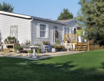 exterior of mobile home