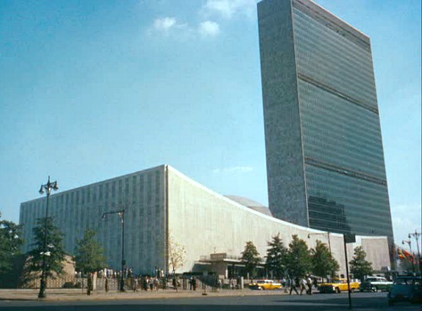 UN exterior in North by Northwest