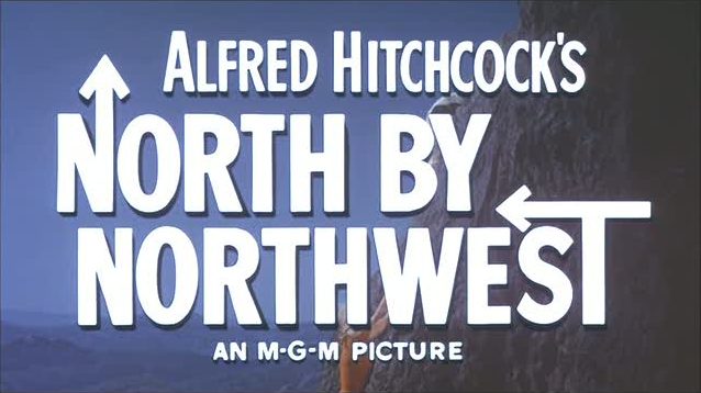 North by Northwest movie opening titles MGM Pictures