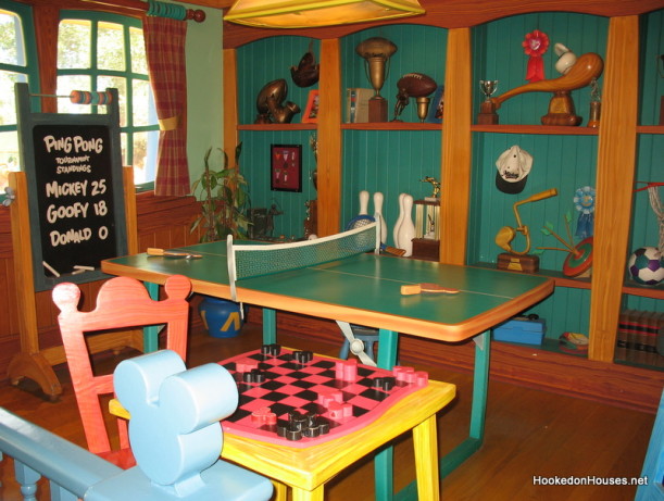 ping pong table and checkerboard game