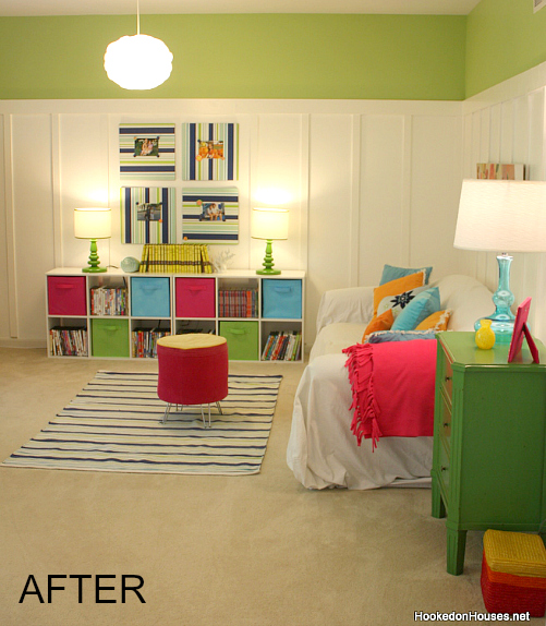 Hooked on Houses our playroom AFTER makeover