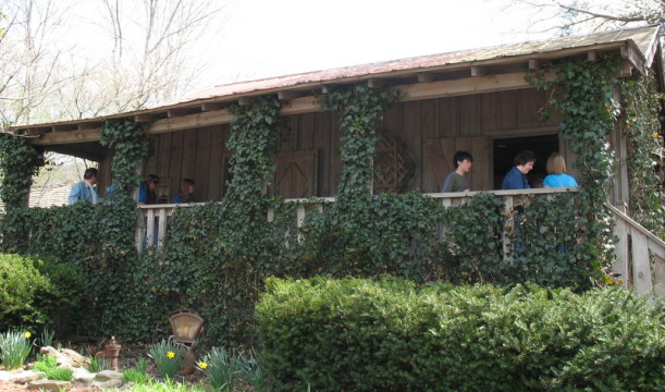 Dolly Parton's childhood home-porch