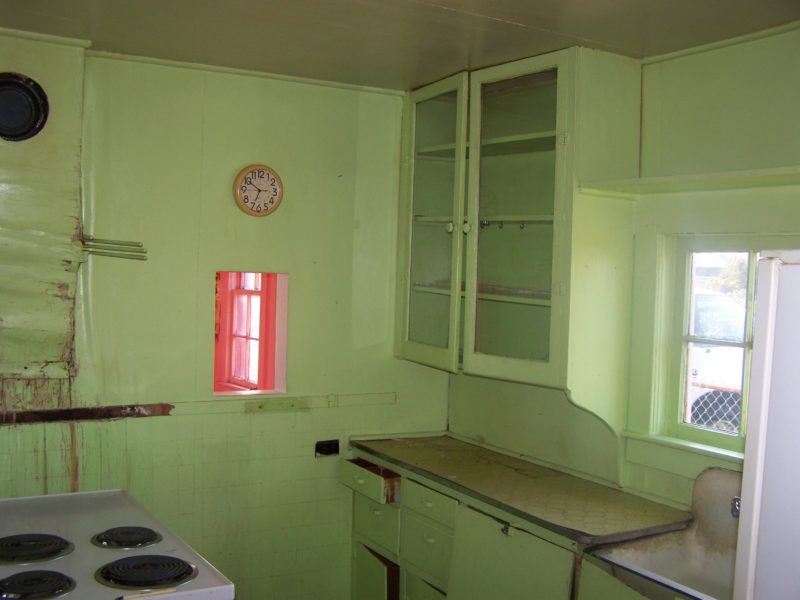 A kitchen before remodel