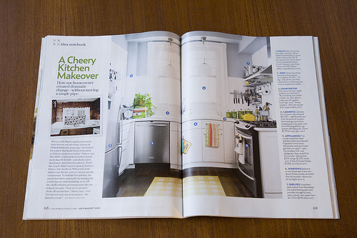 Country Living article on kitchen