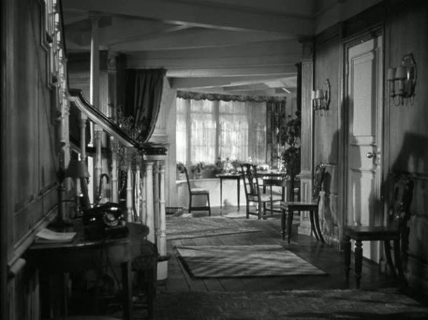 Mrs. Miniver's house-front hall