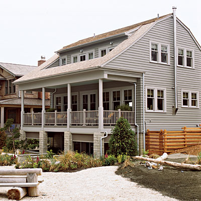 front exterior of Seabrook beach house