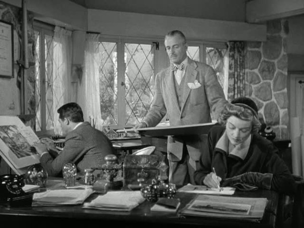 Mr. and Mrs. Blandings-architect's office