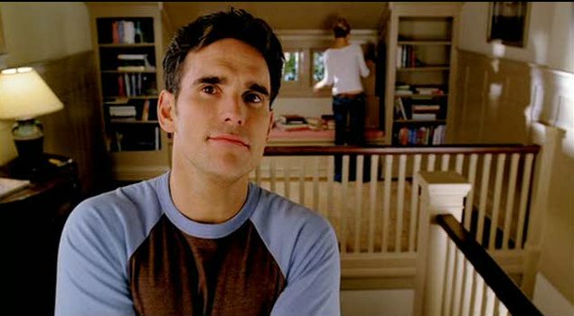 Matt Dillon on upstairs landing of house in deleted scene from movie