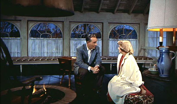 White Christmas Bob and Betty by the fire