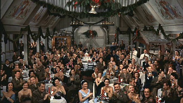 White Christmas audience in the barn