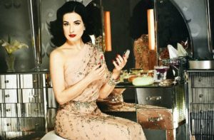 Dita Von Teese retro house InStyle magazine feat
