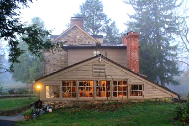 Marley and Me house-side with windows