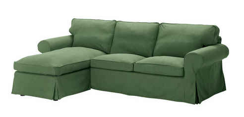 green Ektorp sofa from IKEA catalogue