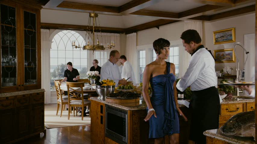 people standing in the kitchen