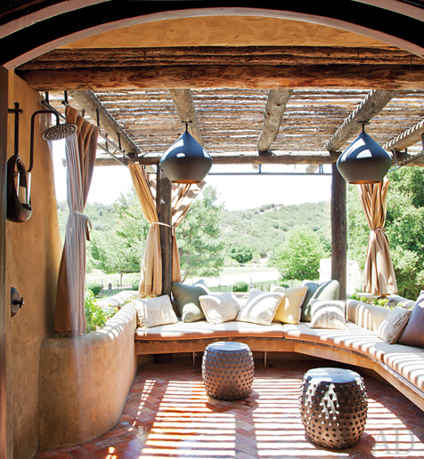 bedroom terrace with outdoor seating