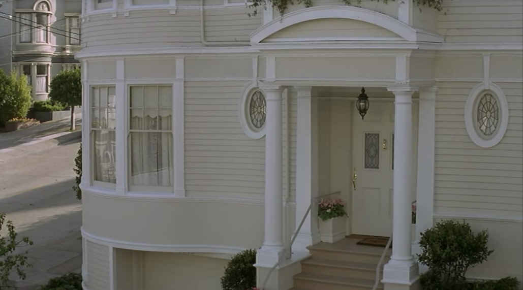 Mrs. Doubtfire house-closup of front door