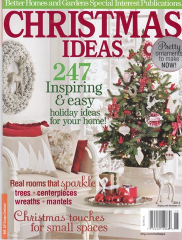 Christmas Ideas  magazine  2011 Better Homes  Gardens 