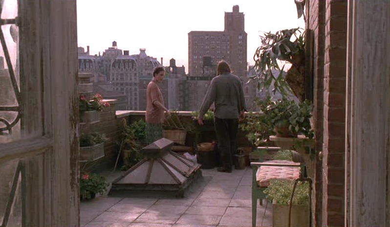 Green Card movie rooftop garden apartment