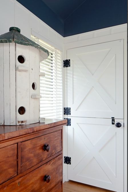 Dutch doors in bedroom