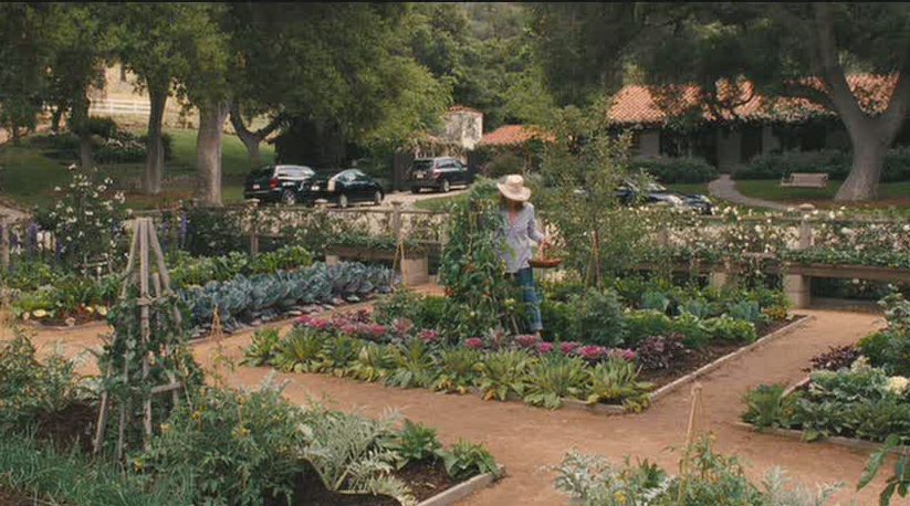 Meryl Streep's cutting garden It's Complicated