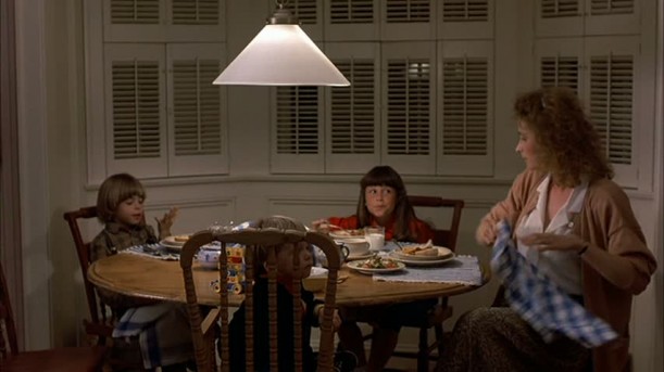 kids sitting at kitchen table