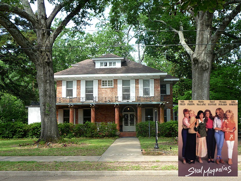 Steel Magnolias movie house in Louisiana