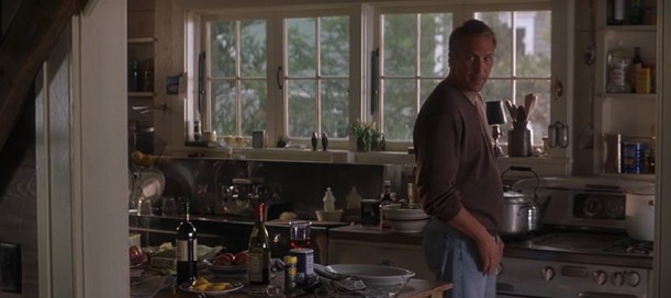 Kevin Costner in the kitchen