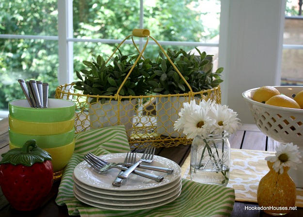 plants in yellow basket 2