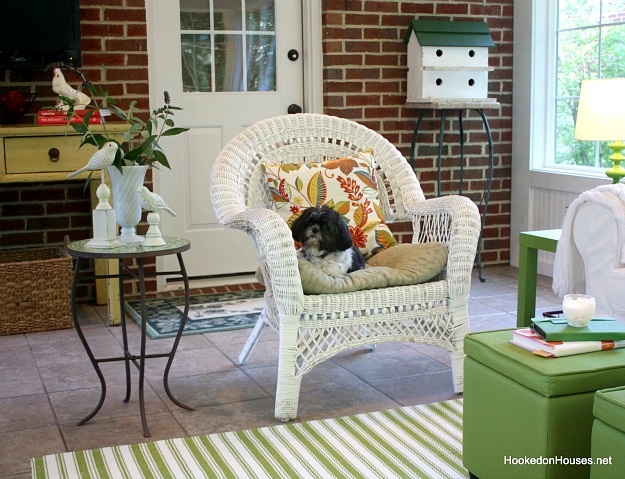 wicker chair sunroom 2