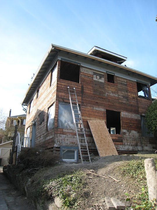 house during remodel while gutted