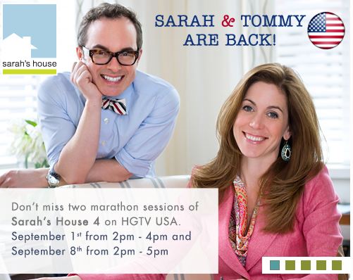 promotional still with photo of Tommy and Sarah announcing upcoming episodes