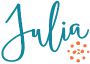 Julia\'s signature in teal