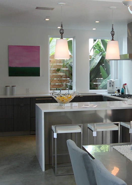 modern kitchen in beach house