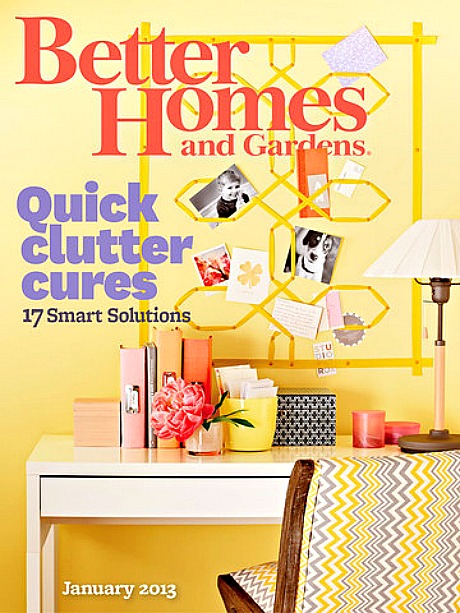 cover of Better Homes and Gardens January 2013