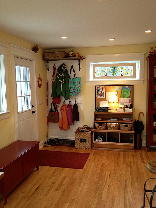 mudroom off back door