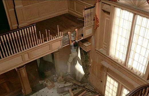 Tom Hanks falling over collapsing staircase in Money Pit movie