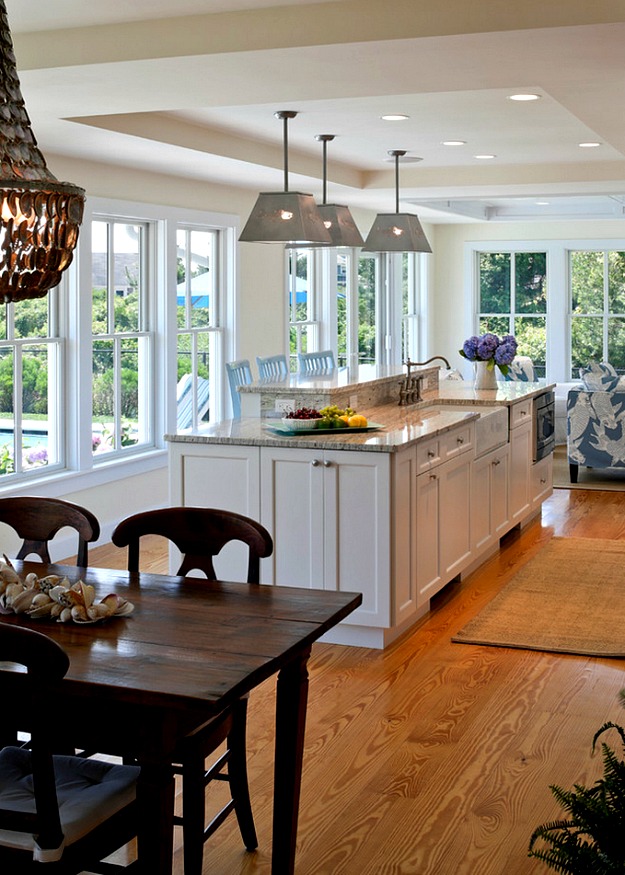 Cape Cod kitchen table and island