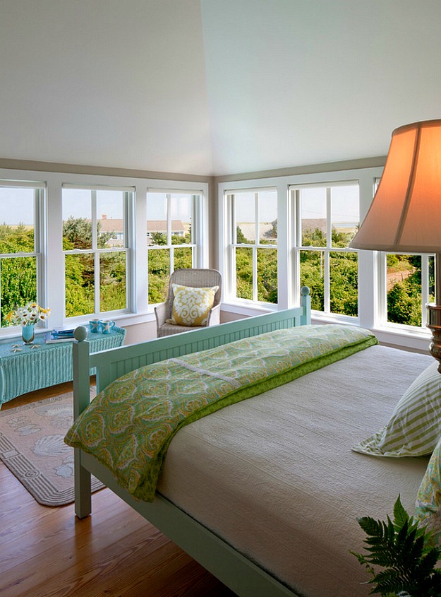 beachy bedroom with a view Cape Cod