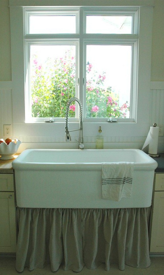 farmhouse sink-Rie's house