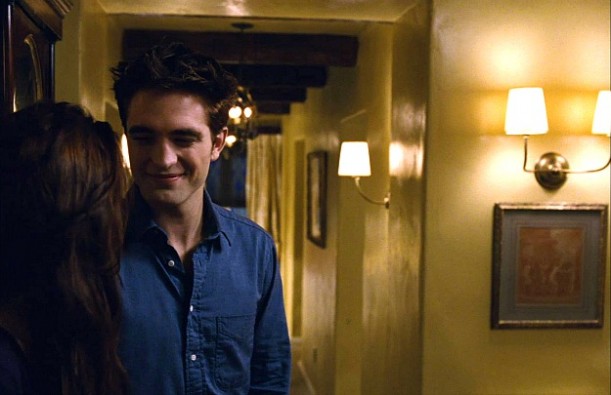 Bella and Edward in their cottage