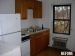 small carriage house kitchen before remodel