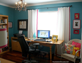 Julia's Teal Home Office