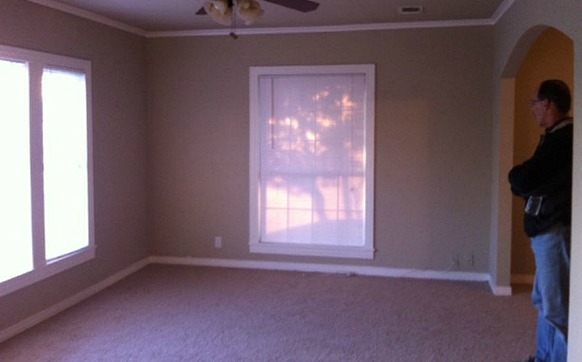 Small Living Room Before-Blissful Bee blog 2