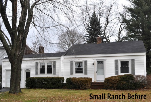 small ranch before two story remodel