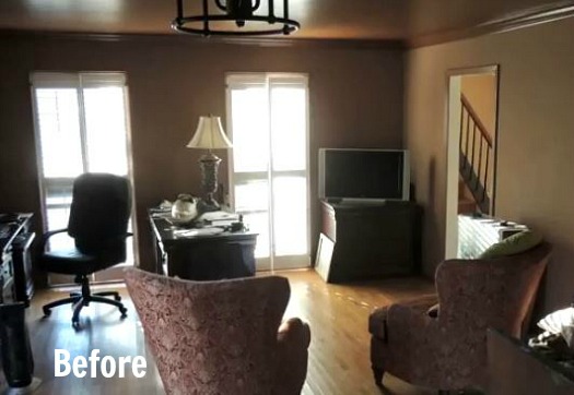 Before After A Fabulous First Floor Remodel Hooked On