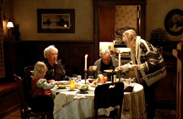 Grumpy Old Men movie house dining room