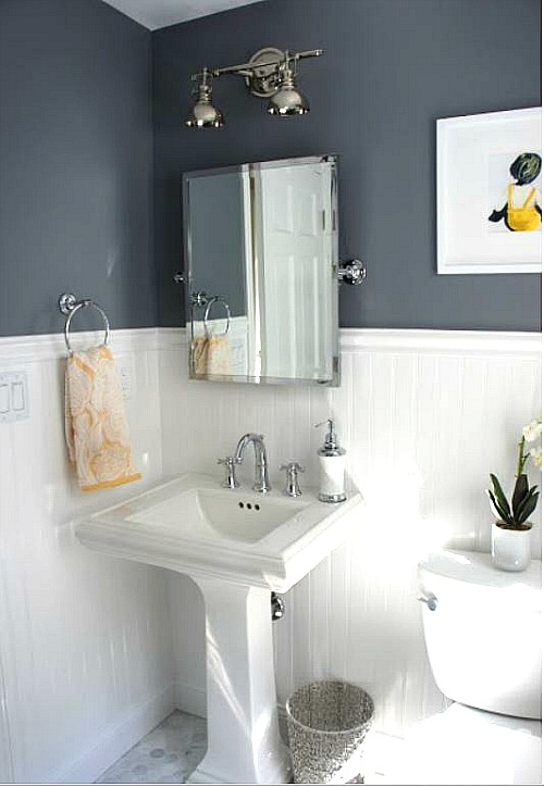 Before and After: Updating a Half-Bath and Laundry