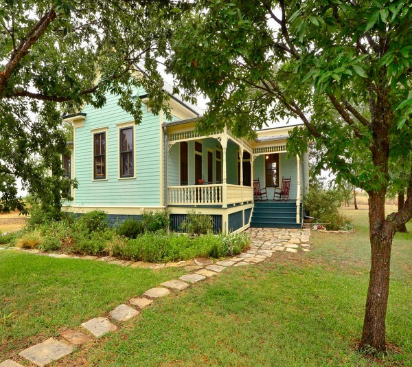 Painted Victorian Farmhouse in Texas