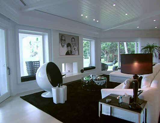 Celine Dion's family room