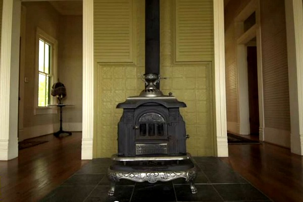 Texas farmhouse woodburning stove